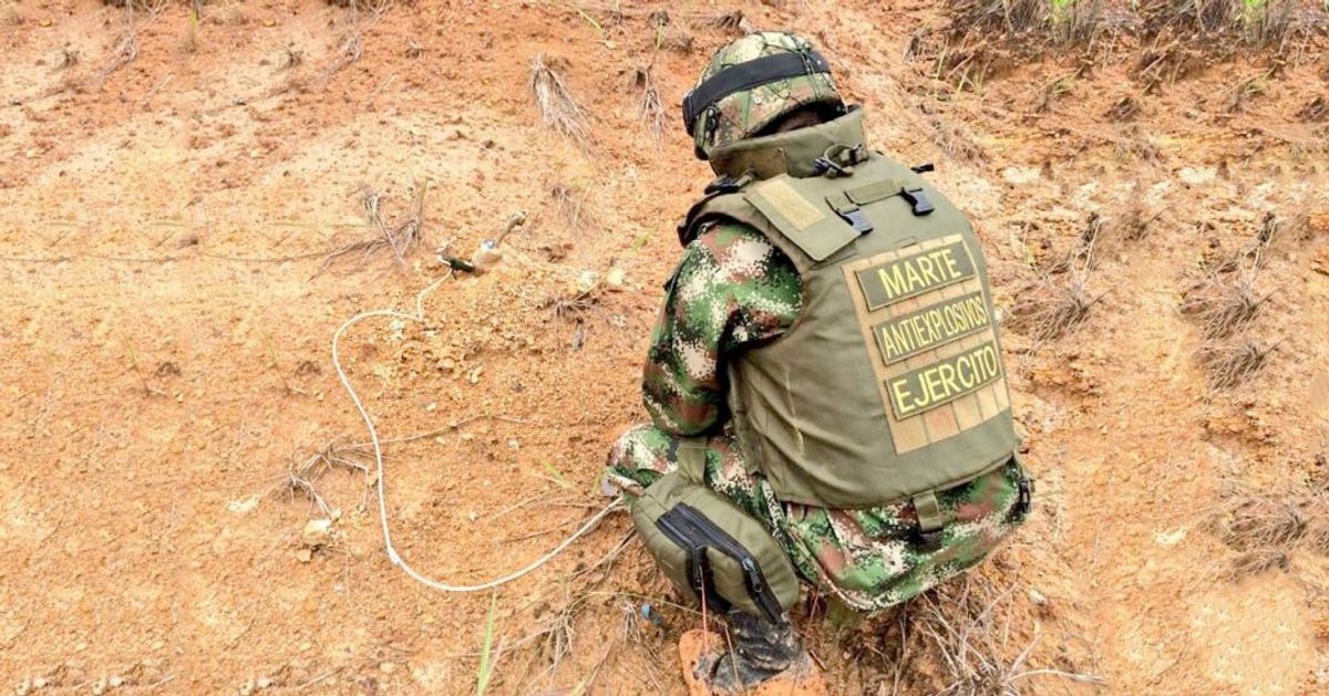 Ejercito incautó 52 minas antipersonales, en Guaviare