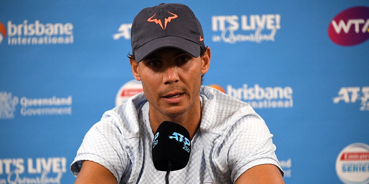 Rafa Nadal se retira de Brisbane por precaución debido a problema en el muslo izquierdo