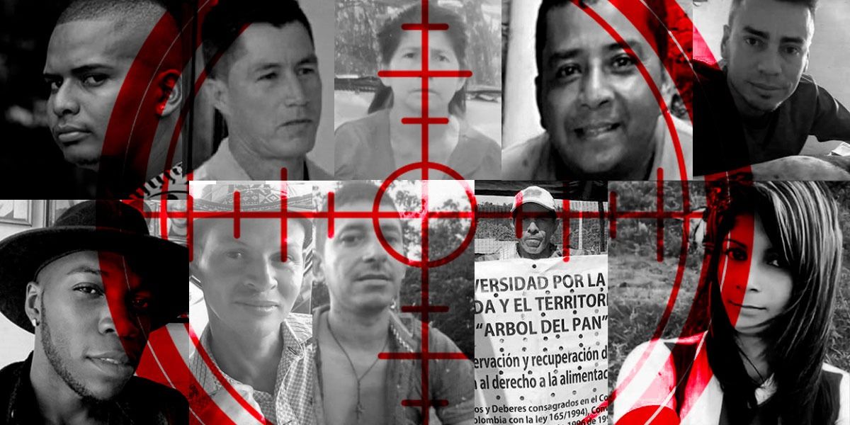 quien mata a los lideres sociales Comisión Colombiana de Juristas