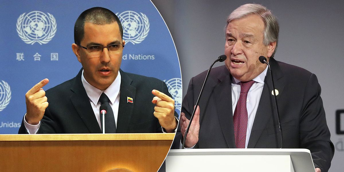Canciller venezolano se reunió con Guterres y países aliados en la ONU