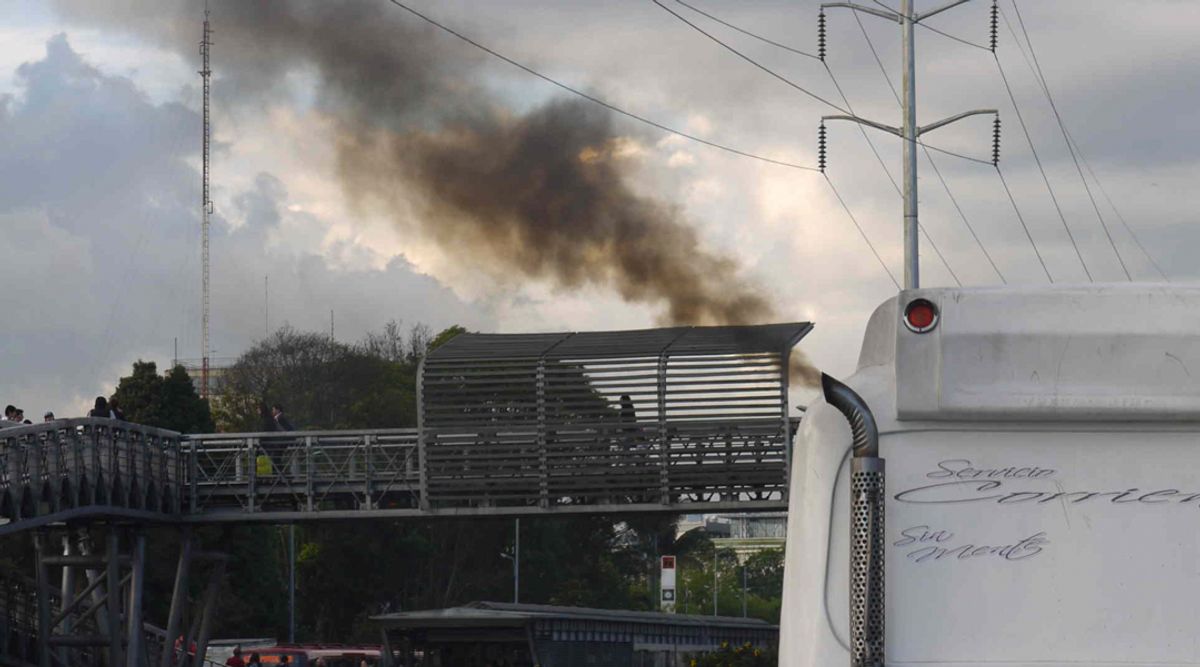 Van 69 vehículos inmovilizados este año por contaminación en el aire en Bogotá