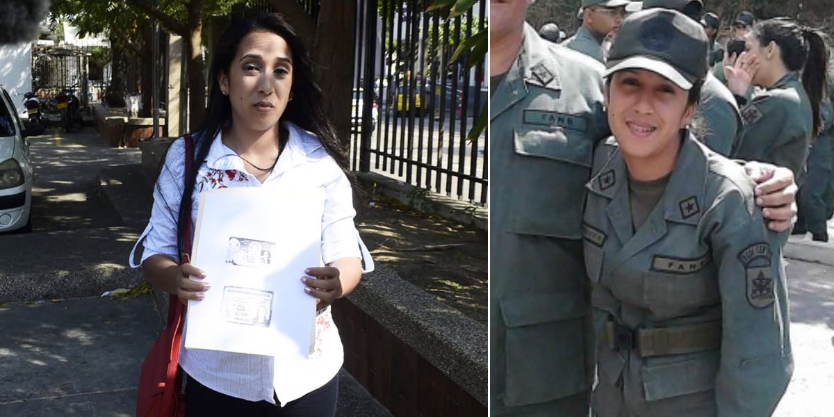 Katiuska, la militar venezolana que desertó y pide refugio en Colombia