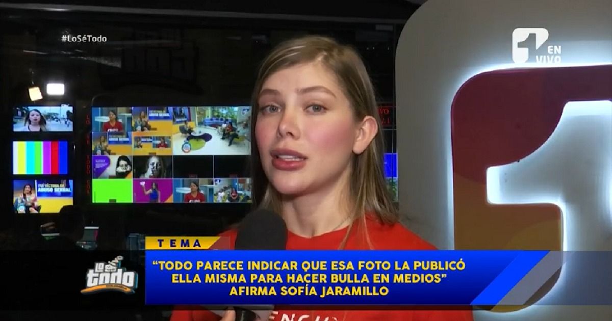 “Todo parece indicar que esa foto íntima la publicó ella misma”: Sofía Jaramillo acusa a Valdiri