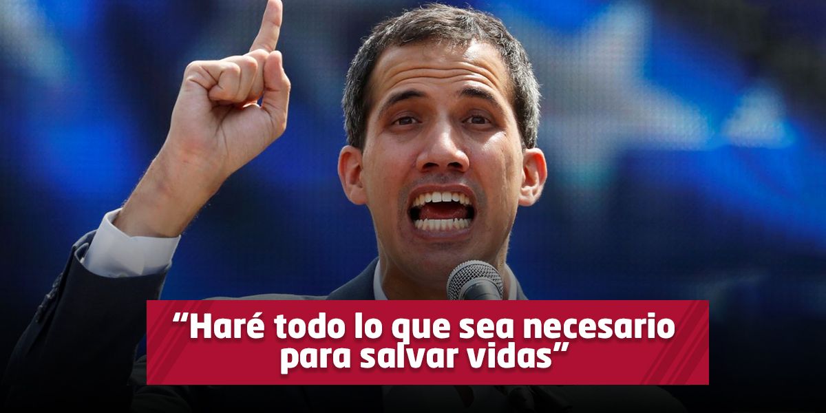 Guaidó no descarta autorizar intervención militar de EE. UU. en Venezuela