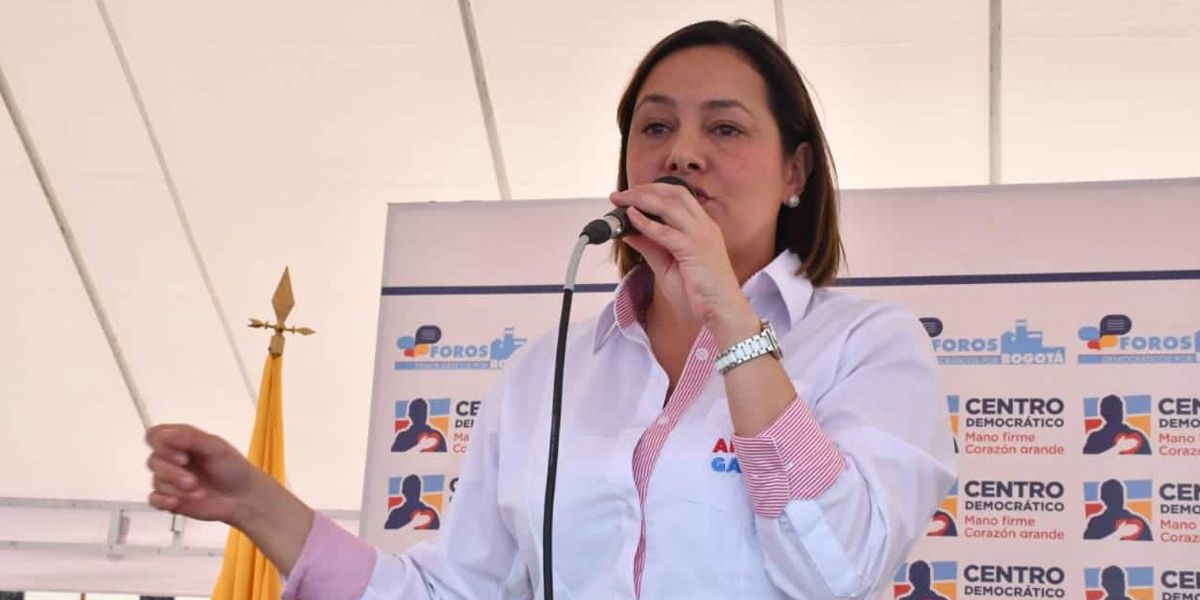 Ángela Garzón, candidata del uribismo a Alcaldía de Bogotá