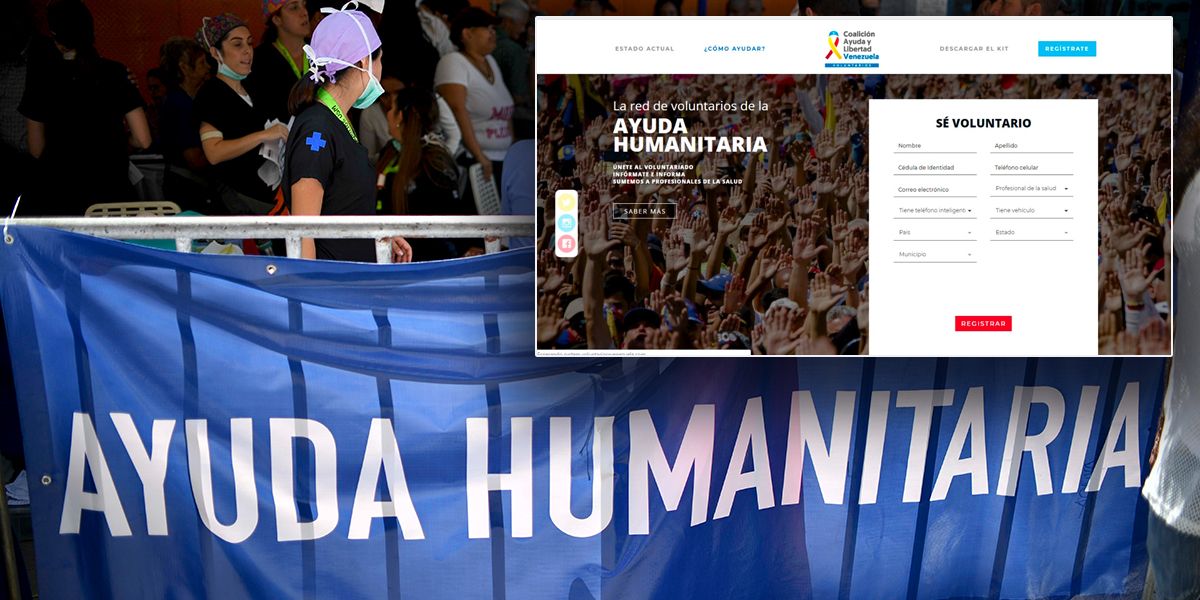 Proveedor estatal bloquea web de voluntarios para recibir ayuda humanitaria en Venezuela