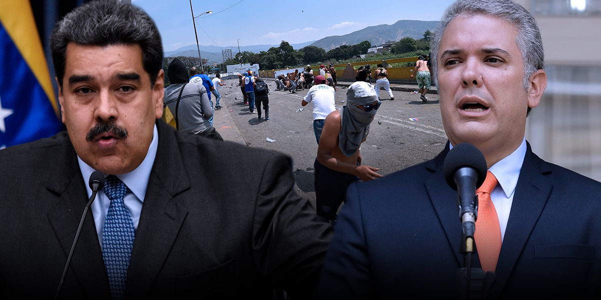 Maduro acusa a Gobierno Duque por violencia en el paso fronterizo