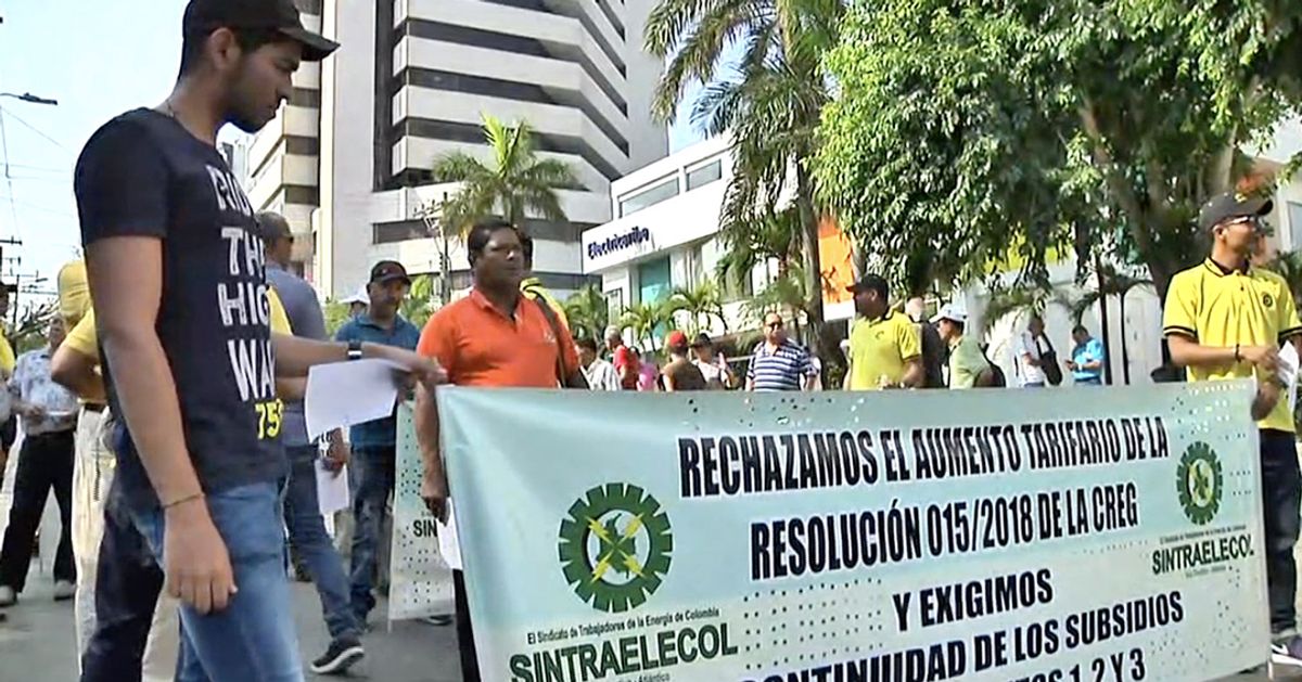 Protestas en la Costa Atlántica por la posible eliminación del subsidio de energía