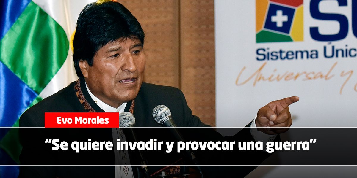 Evo Morales rechaza ayuda humanitaria para Venezuela