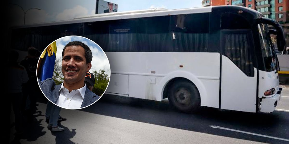 Guaidó encabeza caravana hacia frontera con Colombia para recibir ayuda humanitaria