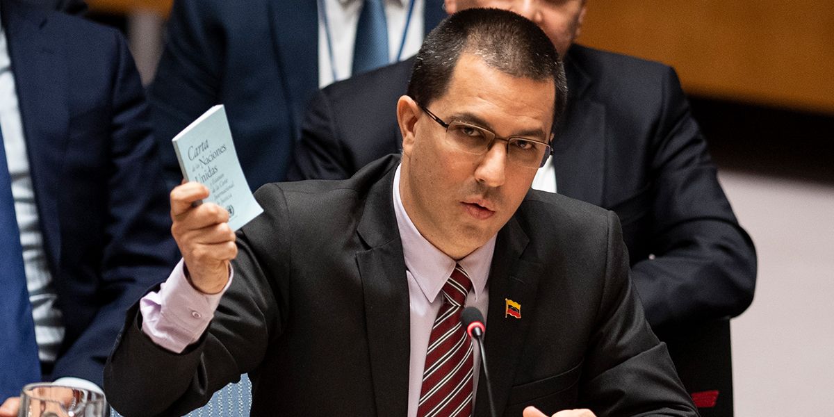 EE.UU. impone sanciones contra el canciller de Venezuela, Jorge Arreaza