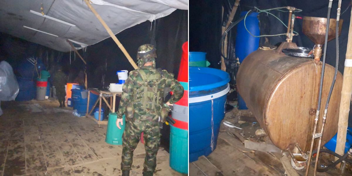 Ejército destruye cuatro laboratorios de procesamiento de coca en Corinto, Cauca