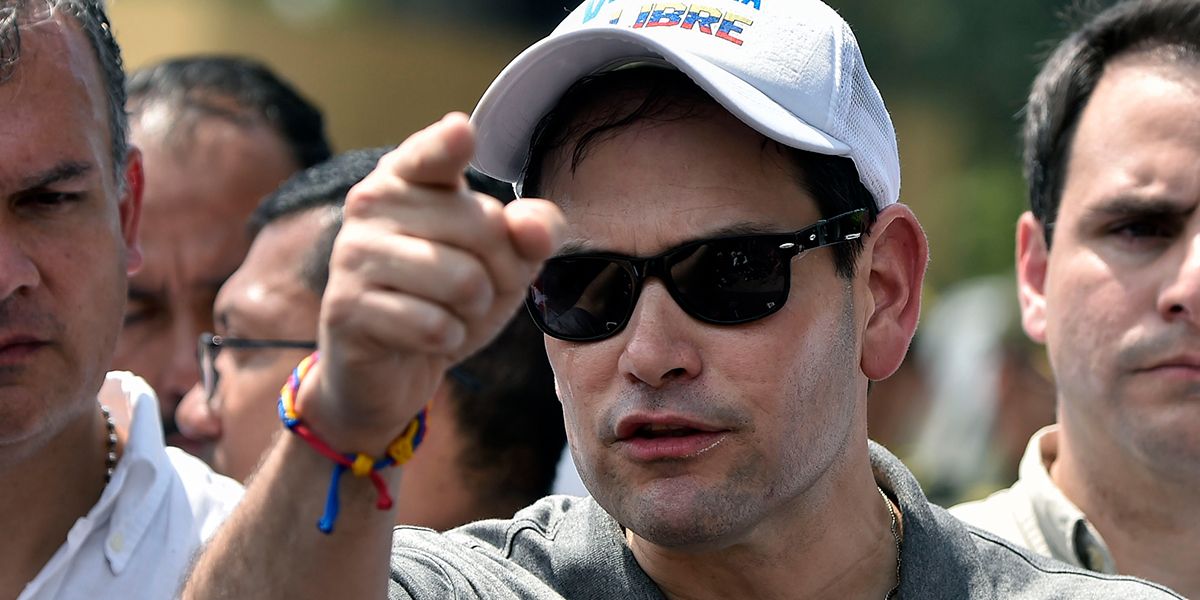 Senador Marco Rubio pide a militares venezolanos dejar pasar ayuda humanitaria