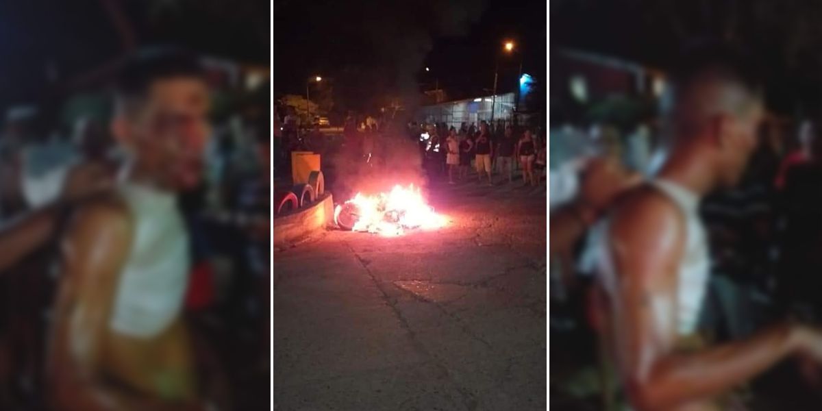Comunidad quemó motocicleta de presunto ladrón en Neiva