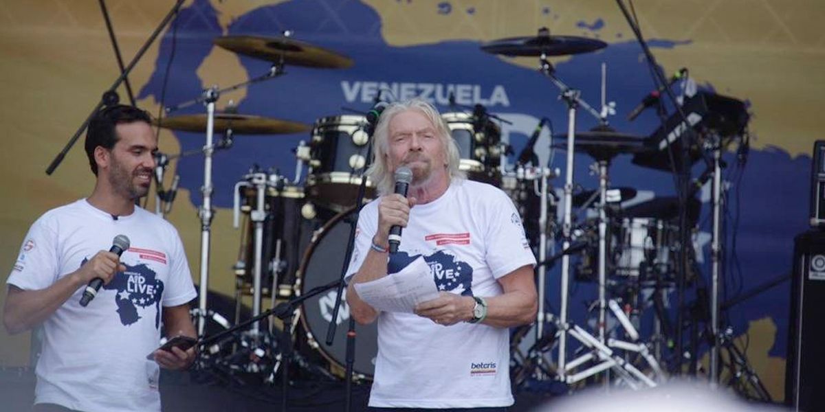 Richard Branson cree que concierto tiende ‘puentes de esperanza’ para Venezuela