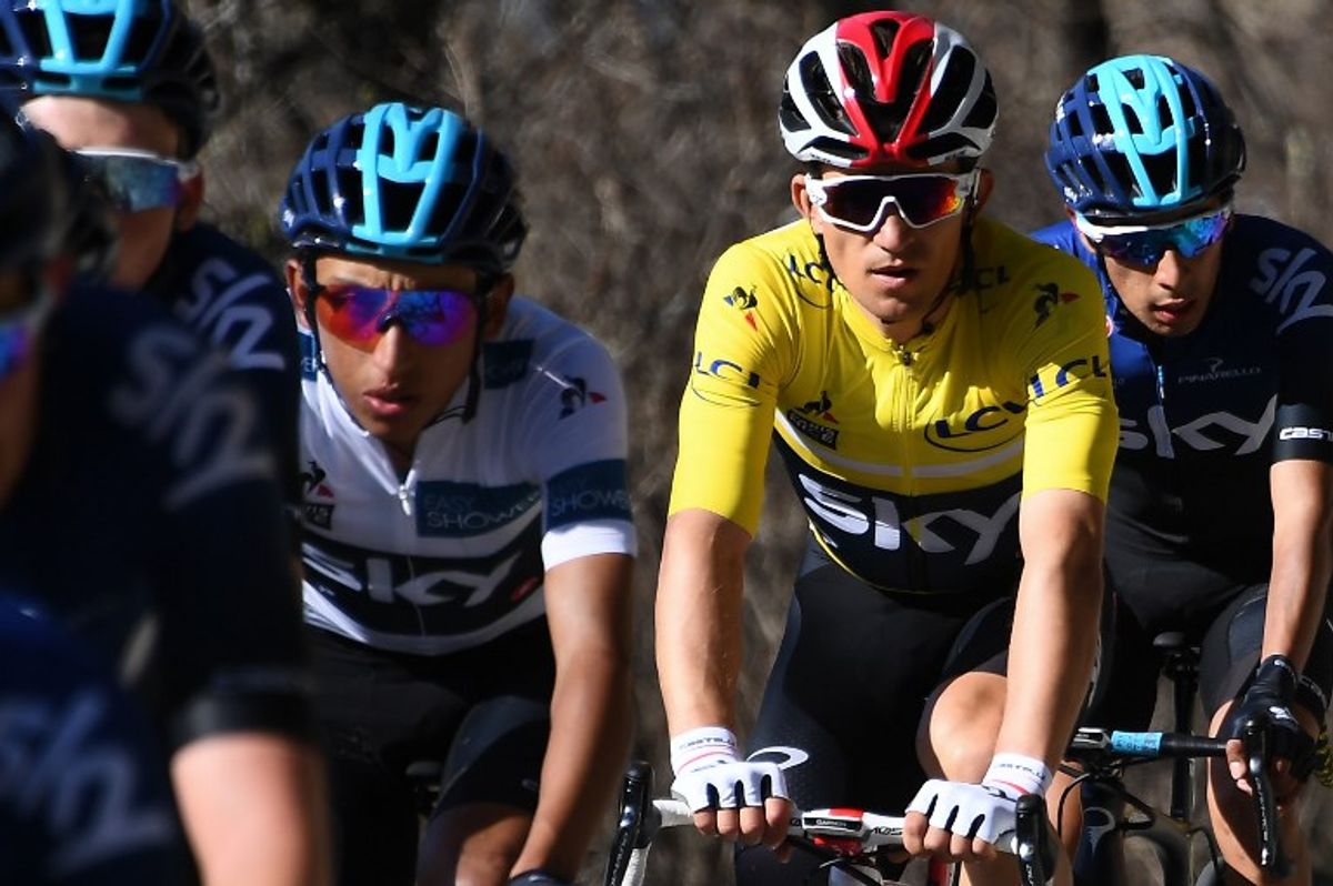 Colombia hace el 1-2 en la París-Niza: Egan Bernal y Nairo Quintana en el podio