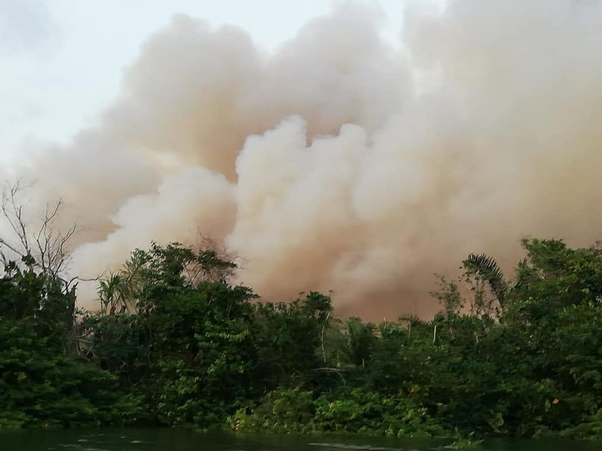 Se salió de control el incendio en el Parque Nacional Los Katíos en Chocó