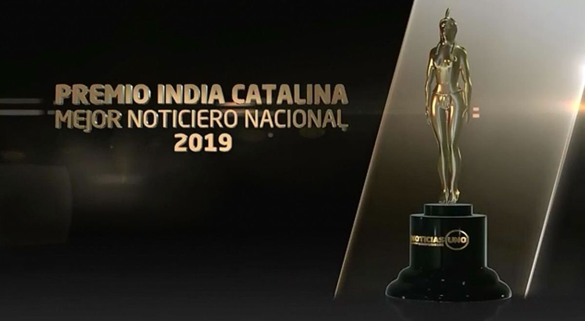 Noticias Uno gana el premio India Catalina a ‘Mejor Noticiero Nacional’
