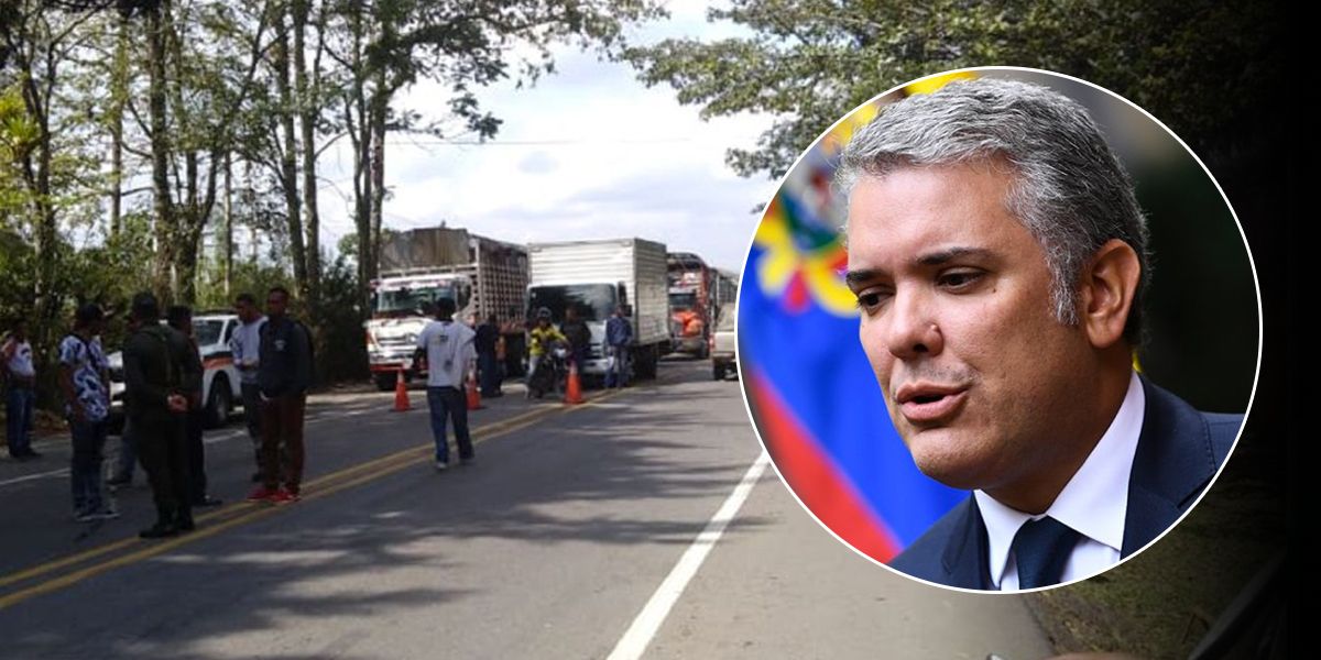 Manifestantes insisten en presencia del presidente Duque en Cauca