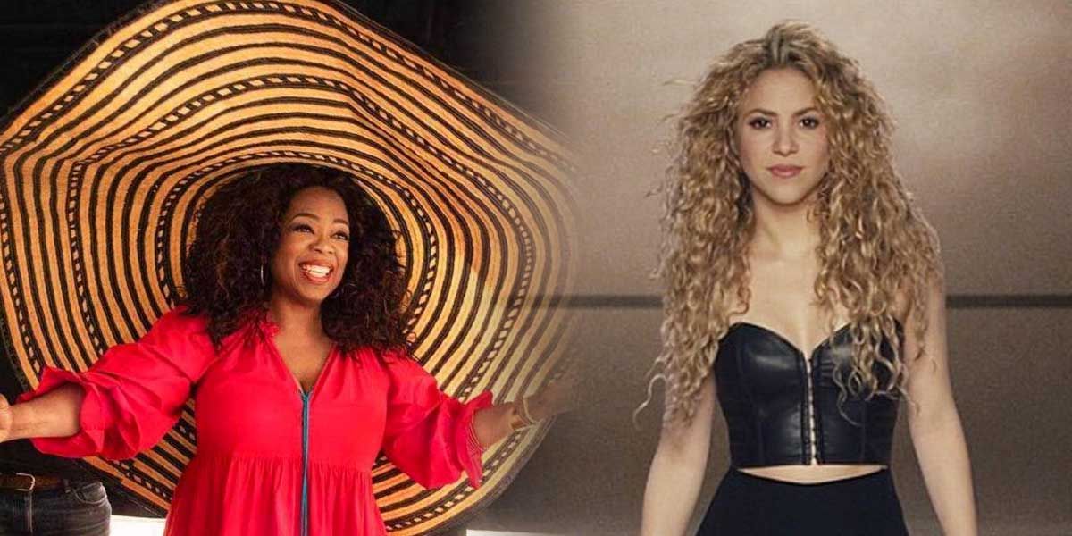 Oprah bailó al ritmo de Shakira para sesión de fotos con artesanías colombianas