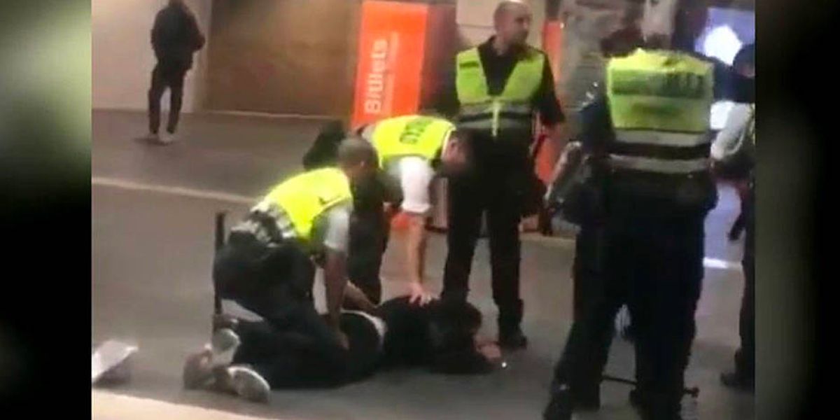 Fuerte paliza a un inmigrante por parte de guardias de seguridad de España