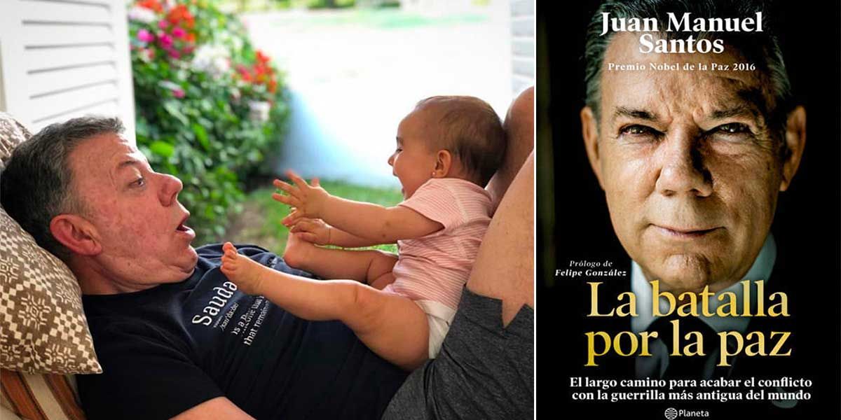 La conmovedora dedicatoria del expresidente Santos a su nieta Celeste