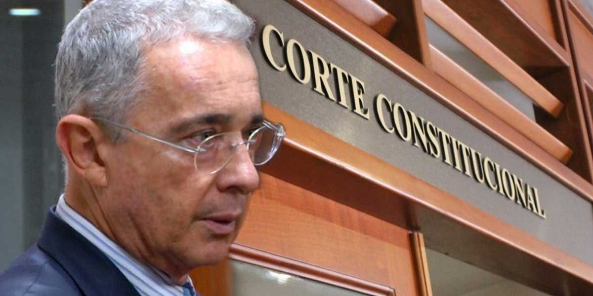 Expresidente Álvaro Uribe cuestiona a la Corte Constitucional