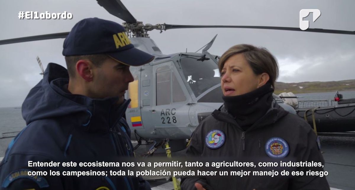 Altos mandos del Gobierno colombiano llegaron a la Antártida