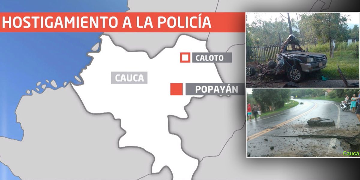 Al menos cinco atentados sacuden el norte del Cauca en las últimas horas