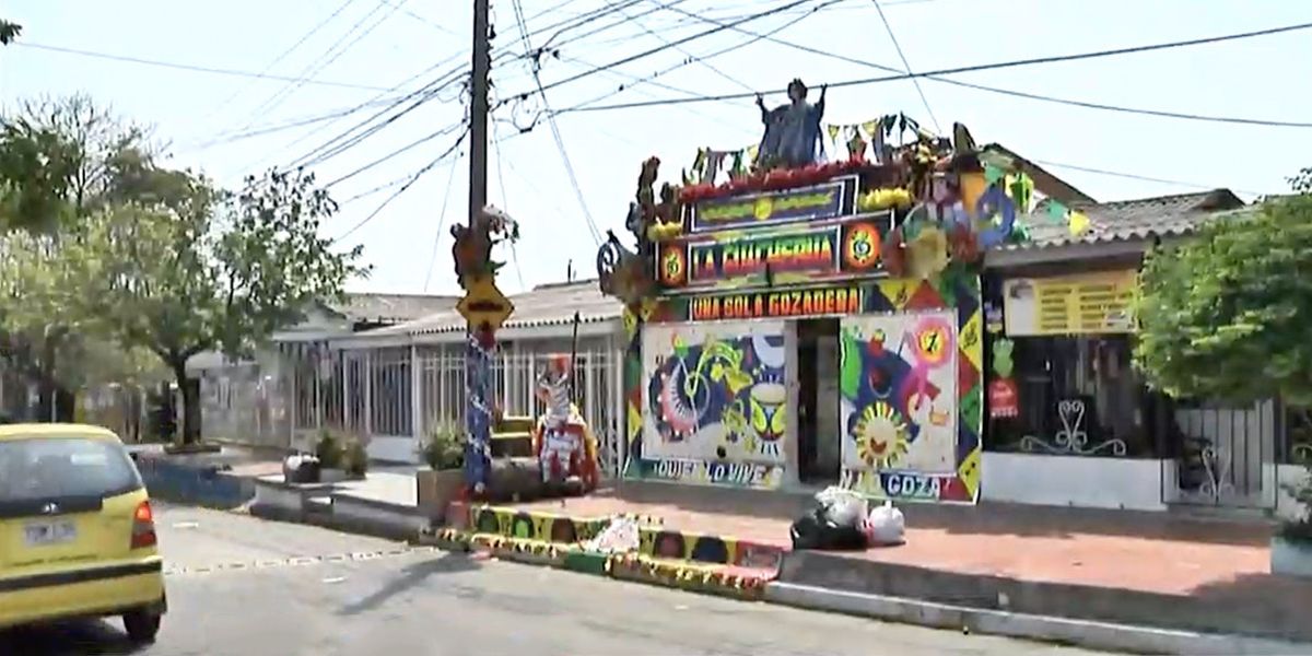 Casa del barrio Las Dunas, la más ‘cambambera’ del Carnaval de Barranquilla