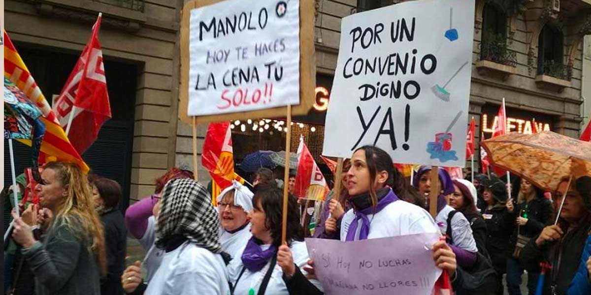 Huelga feminista y cientos de protestas en toda España por el Día de la Mujer