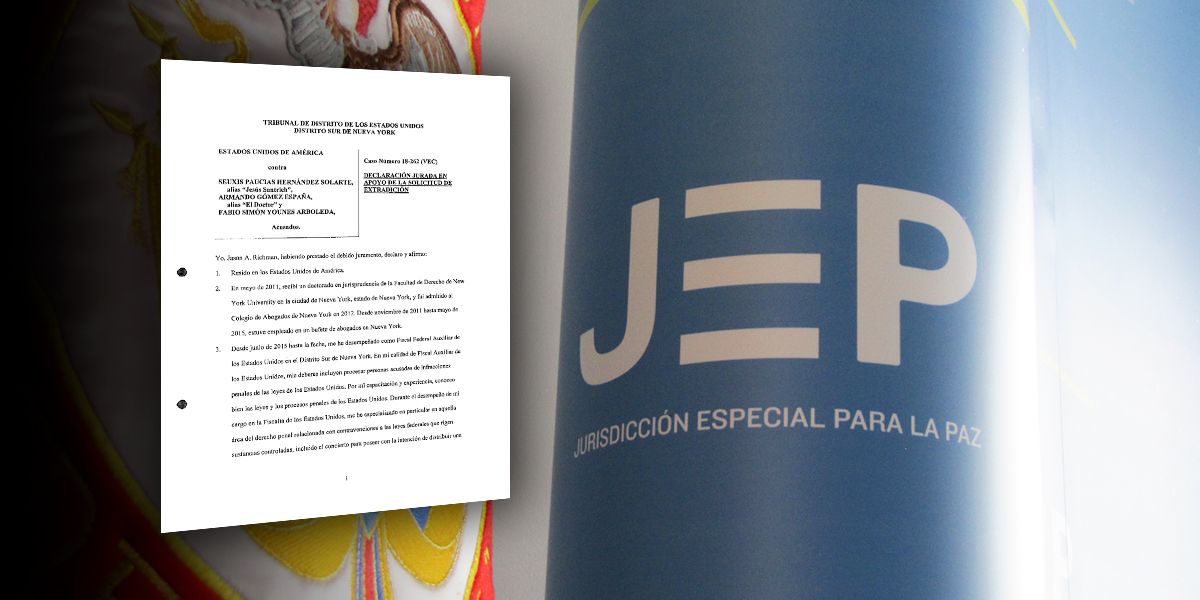 La JEP solicita la traducción oficial de la respuesta de EE.UU. sobre pruebas de Santrich