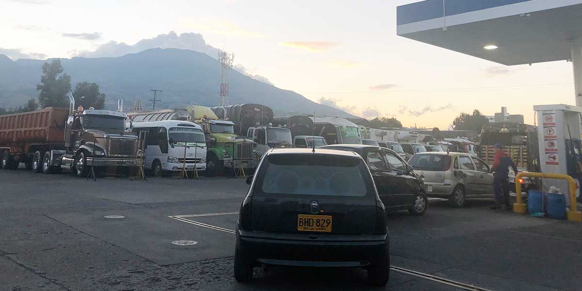 Desabastecimiento de combustible en Pasto tras 8 días de cierre en vía Panamericana