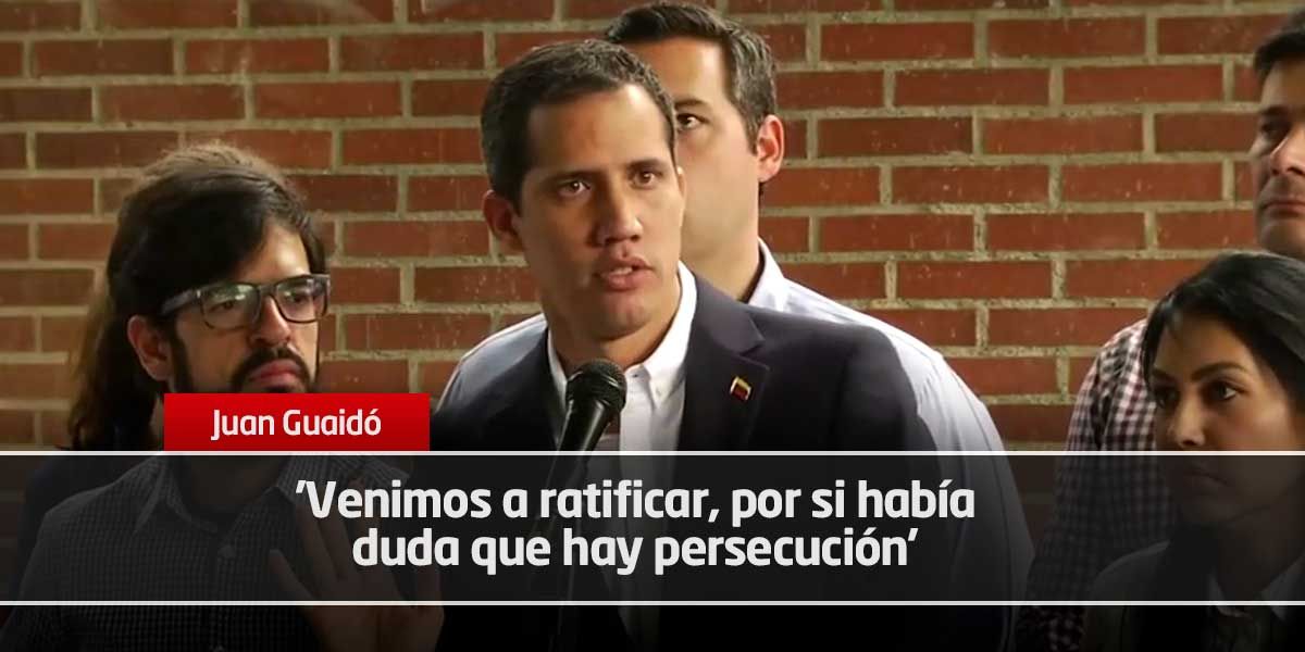 Guaidó dice que no se dejará intimidar por arresto de su jefe de despacho