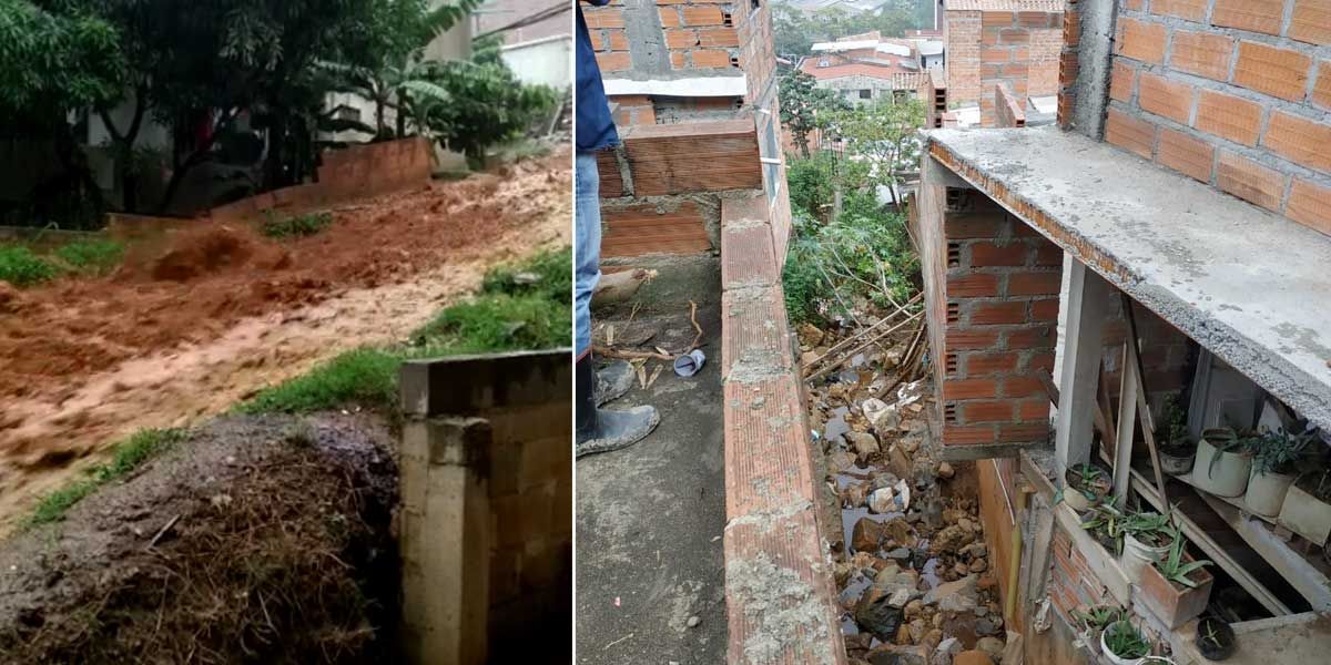 Varias emergencias por lluvias se presentaron en Medellín y Bello, Antioquia