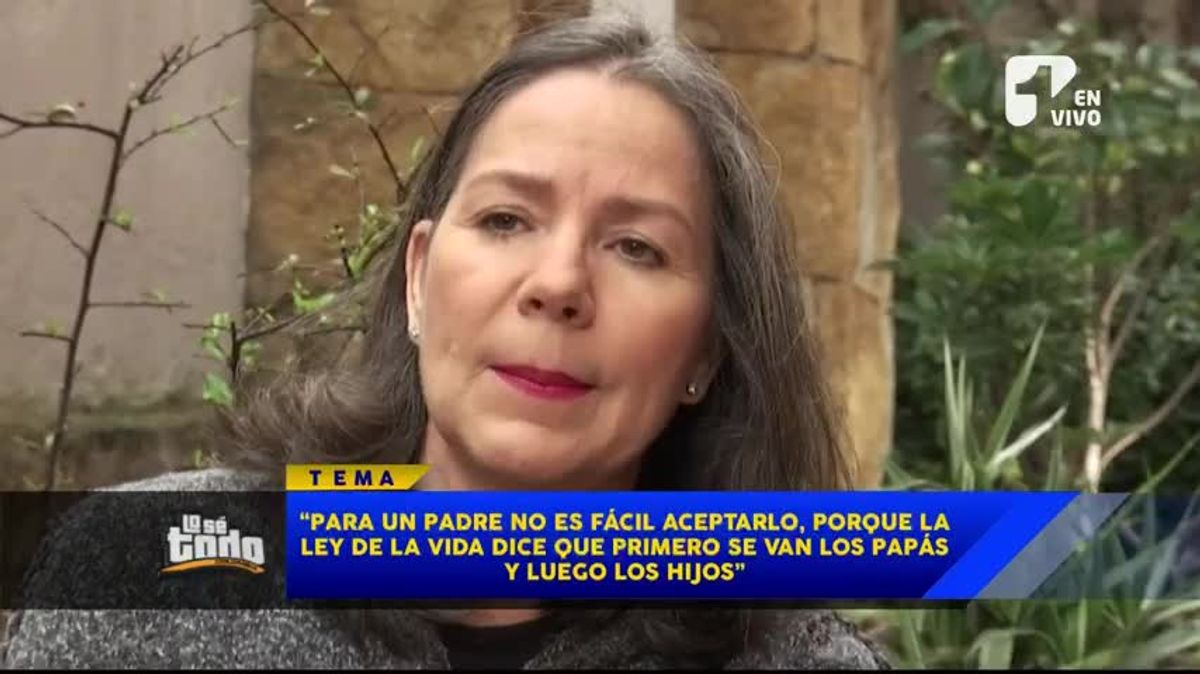 Haydée Ramírez habla de la sorpresiva muerte de su hijo mayor