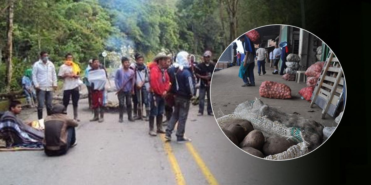 Minga indígena en el Cauca, deja pérdidas incuantificables en Nariño