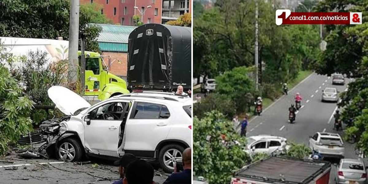 Intolerancia entre dos conductores terminó en grave accidente en Medellín