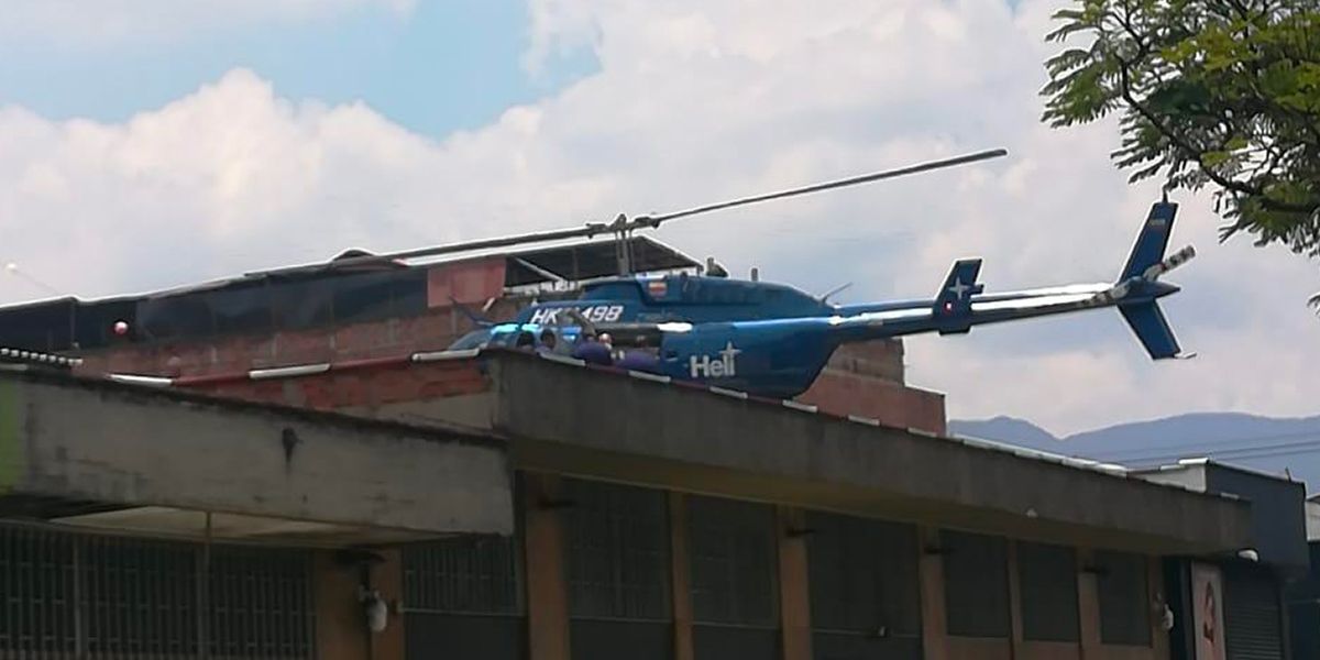 Fiscalía decomisó un helicóptero a presuntos lavadores de oro ilegal