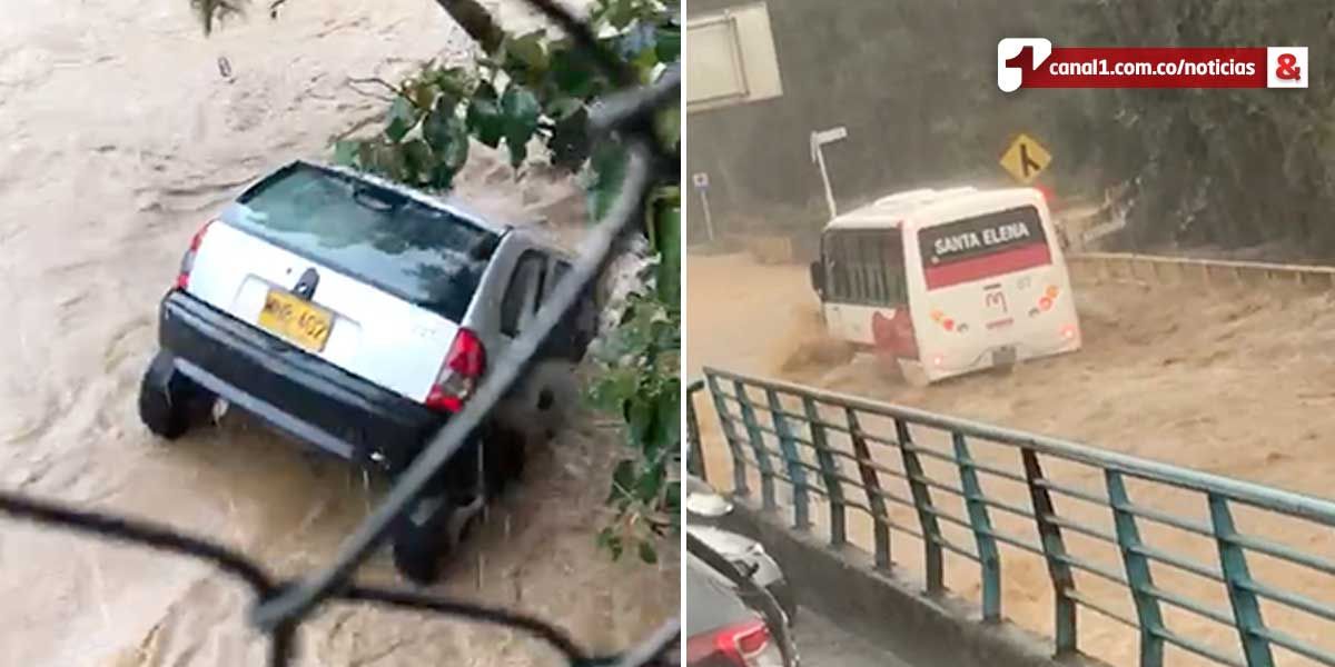 Graves afectaciones por lluvias en corregimiento Santa Elena de Medellín