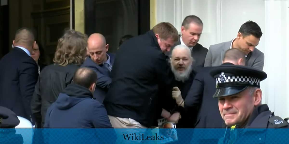 Policía británica arresta a Julian Assange, fundador de WikiLeaks