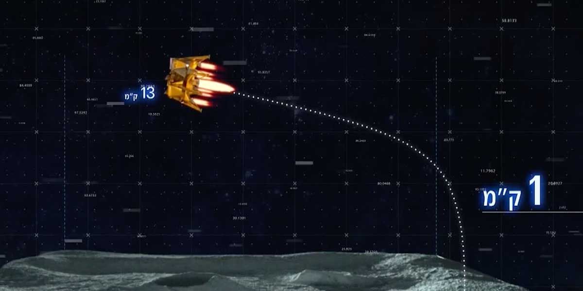 Primera sonda israelí acabó su aventura al estrellarse en la Luna