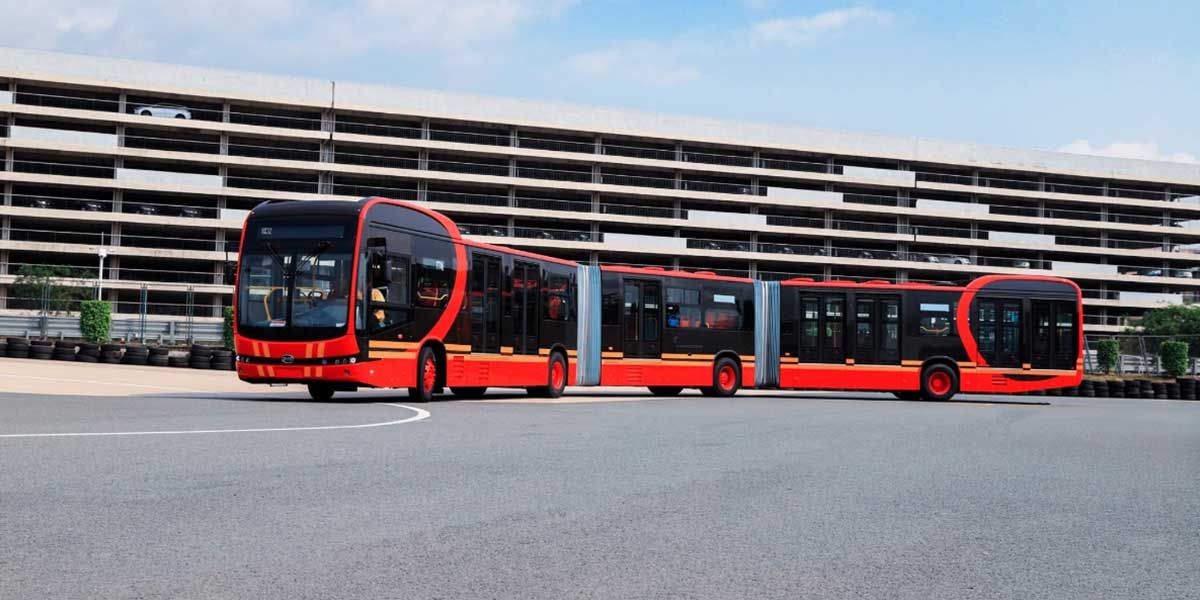 BYD lanza el ‘bus eléctrico más largo del mundo’, que operaría en Colombia