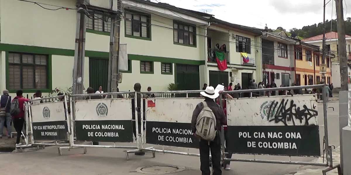 Temor por nuevos enfrentamientos en sede del CRIC en Popayán
