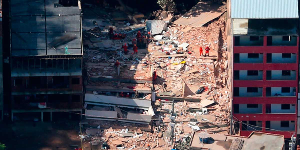 Aumenta a 15 la cifra de muertos tras desplome de dos edificios en Río de Janeiro