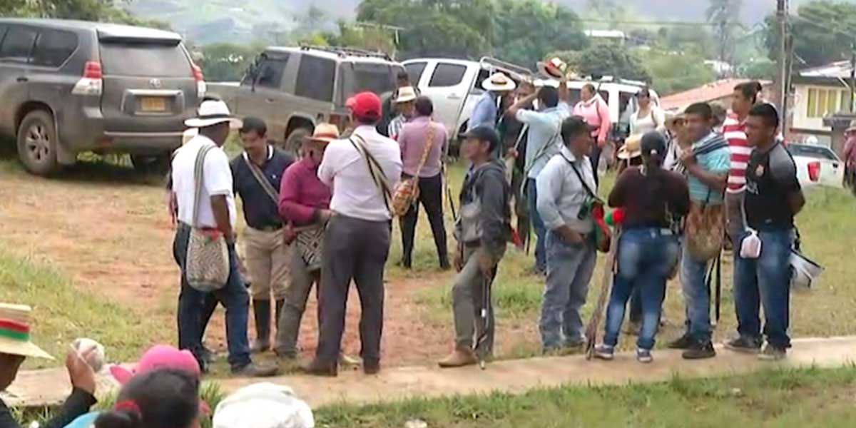 Gobierno y minga indígena piden garantías para continuar con diálogo en el Cauca