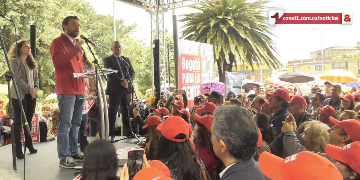 Con lema ‘Bogotá para la gente’, Carlos Fernando Galán presenta candidatura a la Alcaldía de Bogotá