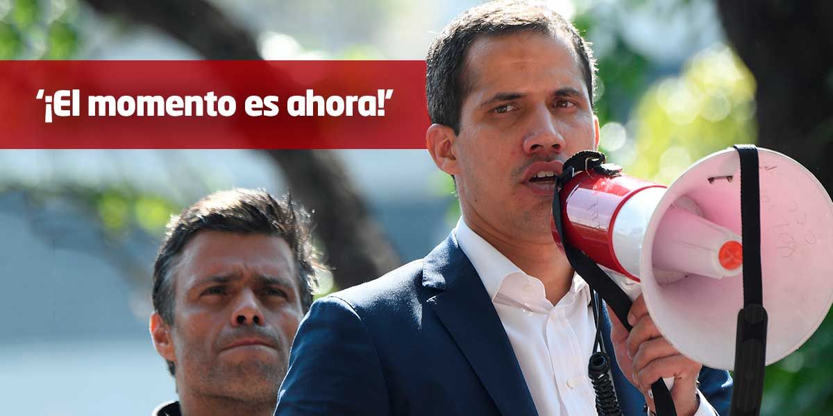 Guaidó anuncia ‘calle sin retorno’ para sacar a Maduro del poder