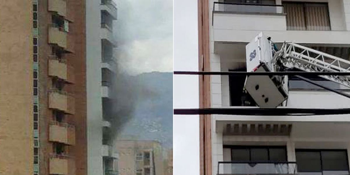 Investigan si incendio en edificio de Medellín fue provocado para ocultar dos homicidios