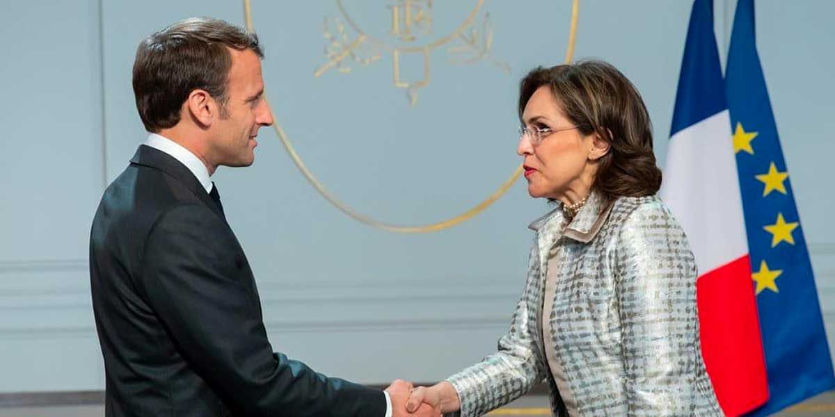 Embajadora de Colombia en Francia entregó Cartas Credenciales al presidente Macron